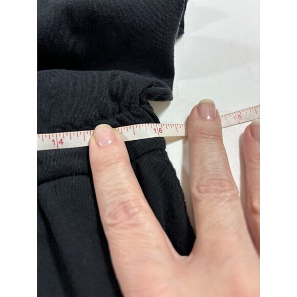 ATM Anthony Melillo High Torsion Jumpsuit Black Small Sleeveless Pockets Cropped - Picture 6 of 10